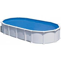 Gre Piscine acier blanc Haïti ovale 7,44 x 3,99 x 1,32 m Gré