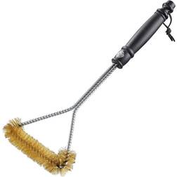 GEFU Brosse Triangle Barbecue BBQ Laiton Argent