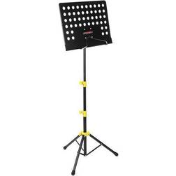 5 Core Sheet Music Stand Professional Folding Adjustable Portable Orchestra Music Sheet Stands, Heavy Duty Super Sturdy MUS YLW