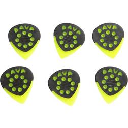 Dava Jazz Grip 9124 Púas De Nailon Para Guitarra 6 Piezas