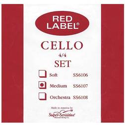 Super Sensitive Super Sensitive Red Label Cello String Set