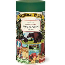 Cavallini National Parks 1000 Pieces