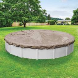 Robelle 5724-4-ROB Winter Round Above-Ground Pool Cover, 24-ft, 07 Defender