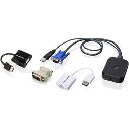 IOGEAR Bärbar dator Kit Crash Cart Adapter, GUC211VKIT Crash Cart Adapter displayport, HDMI, DVI-adaptrar