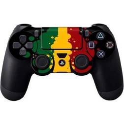 MightySkins compatible with sony ps4 controller - rasta flag protective, durable, and unique vinyl decal wrap cover ea