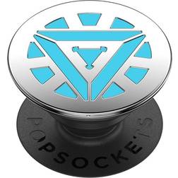 Popsockets PopGrip Hopfällbar Stativ och Grepp för Smartphone och Surfplatta med en Swappable PopTop Enamel Arc Reactor