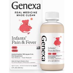 Genexa Infants Pain & Fever Acetaminophen Blueberry 59ml Oral Drops