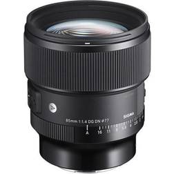 SIGMA 85mm f/1.4 DG DN Art Lens for Sony E + 64GB SD Card