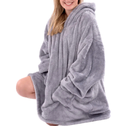 Snug Rug Oversized Hoodie - Lilac Grey