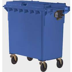 Plastic waste container, DIN EN 840, capacity 770