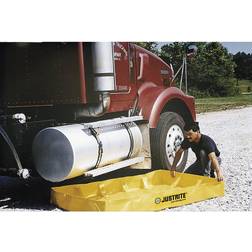 Justrite Folding emergency tray, vinyl tarp, sump capacity 1507 l