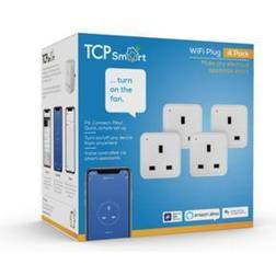 TCP Smart 13A WiFi Plug 4 Pack