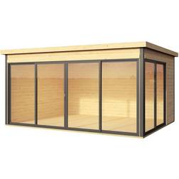 Weka Domeo 4 + Domeo 4 Al pack ISO-Log Room, Timber (Gebäudefläche )