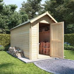 BillyOh 6 Log Cabin Heavy Duty Apex Windowless Log Cabin Store