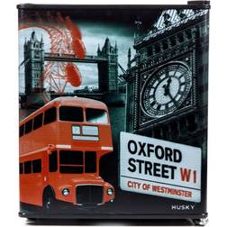 Husky London Themed Drinks Chiller Black, Multicolour