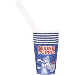 Slush Puppie Fizz Creations Paper Cups (x 20) & Straws