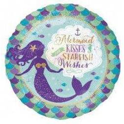 Mayflower Mermaid Kisses Starfish Wishes Standard Balloon