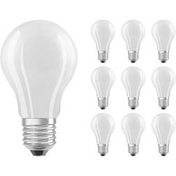 Osram Fordelspakke 10x Parathom Retrofit Classic LED E27 Pære matt 6.5W 806lm 827 ekstra varm hvid erstatter 60W