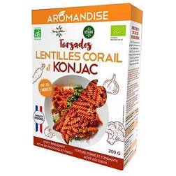 Aromandise Shirataki & Rød linse fusilli