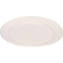 Disposable plates 17cm white Çô Pack of 100