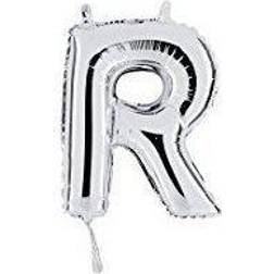 Amscan Globo Letra R Plateado 86 cm