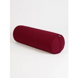 (Burgundy) Yoga Studio European Round Lightweight Bolsters