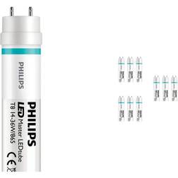 Philips Fordelspakke 10x LEDtube T8 MASTER Value (EM Mains) High Output 14W 2100lm 865 dagslys 120cm erstatter 36W