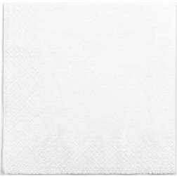 Vegware Compostable 33cm 2 Ply White Napkins 1x2000