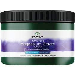 Swanson Citrate De Magnésium 100% Poudre Pure 244g