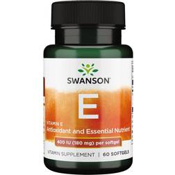 Swanson HEALTH VITAMIN E 400 IU 60 stk
