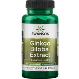 Swanson Estratto di Ginkgo Biloba 60mg 120 Caps