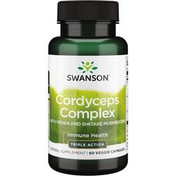 Swanson Cordyceps Complex with Reishi Shiitake 60 pcs