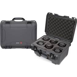 Nanuk 918-LENS7, 6 Lens Waterproof Hard Case, Graphite 918-LENS7