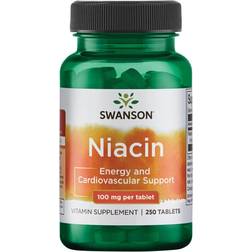 Swanson Niacin, 100 mg - 250 tabletter