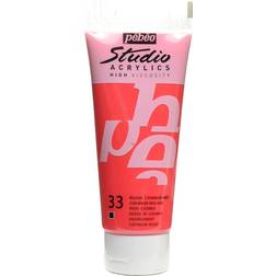 Pebeo Studio Acrylic Paint Cadmium Red Hue 100ml