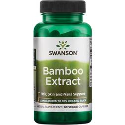 Swanson Bambusekstrakt 60 Kapsler 60 stk