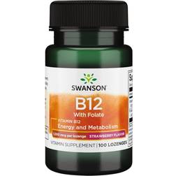 Swanson Vitamin B-12 Lozenges, 1000mcg