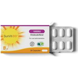 Sunvit-D3 1000IU Cholecalciferol Vitamin D 28