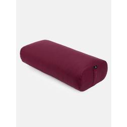 (Burgundy) Yoga Studio EU Rectangular Lightweight Bolster