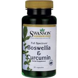 Swanson Fuldspektret Boswellia og Curcumin 300 mg Set of 60 60 stk