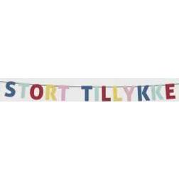 guirlande stort tillykke. 3 m