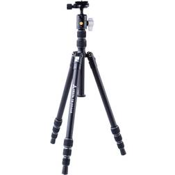 Vanguard VESTA TB 204 Ultra-Compact Aluminum Travel Tripod Kit, 51.2 Height