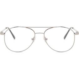 SmartBuy Kids Lapset Lentäjä Full rim Metalli Hopea Sinisen Valon Suodatin Lapset