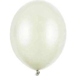 PartyDeco Balloner metallic cream 10 stk 30 cm