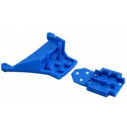 Minicars RPM Traxxas Slash Lcg 4X4 Chassis/ 10th Rally Fr. Bulkhead Blue (RPM73565)