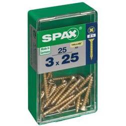 Spax Pz Countersunk Zinc Yellow Screws