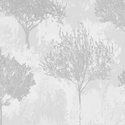 Superfresco Easy Birch Silver Wallpaper