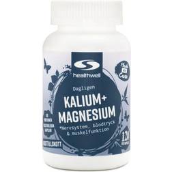 Healthwell Kalium+Magnesium, 120 kapsler