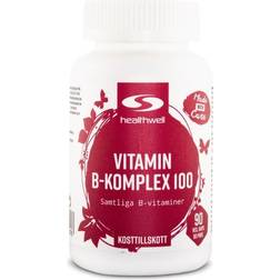 Healthwell Super B-Vitamin-Kompleks, 90 kapsler