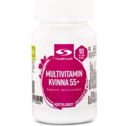 Healthwell Multivitamin Kvinna 55+, 90